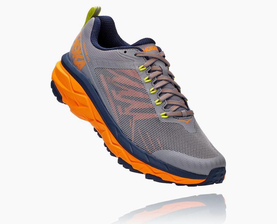 Tenis Trail Hoka One One Masculino Cinzentas - Challenger Atr 5 - 608-VMGJED